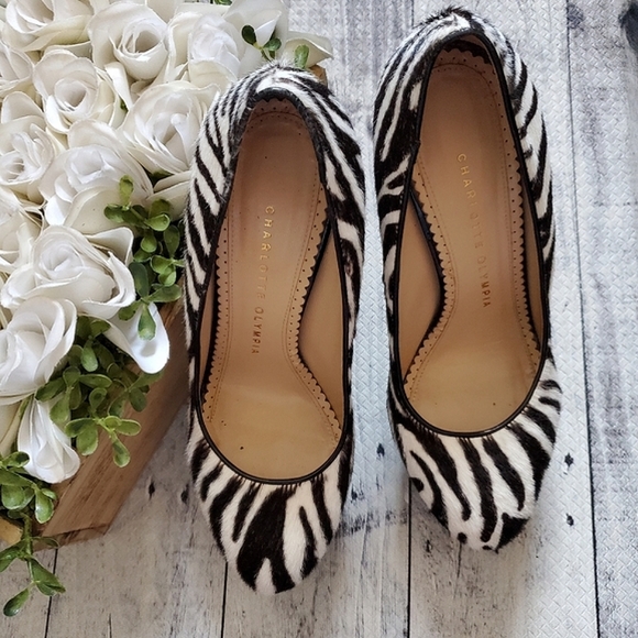 Charlotte Olympia Pony Hair Pumps - Picture 2 of 7
